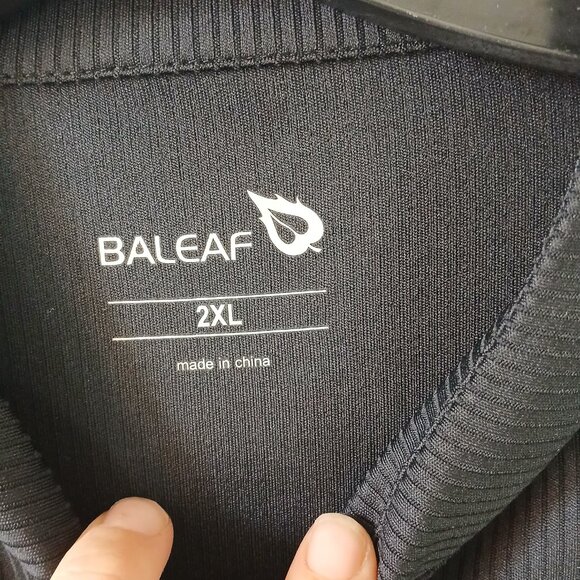 Baleaf Athletic Women's Sleeveless Quarter Zip Dress Mini Keyhole Size 2XL - Picture 5 of 15